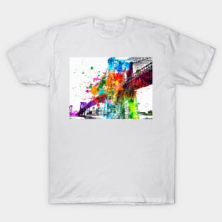 Brooklyn Bridge Grunge T-Shirt